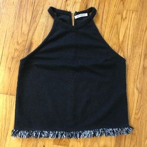 Zara Black Sleeveless Top